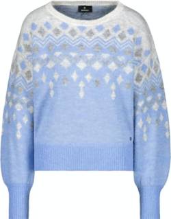 Monari Norweger-Pullover Pullover in Blau, Größe 40 von MONARI