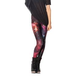 MONIKEEN Digital Print Leggings Weltraum Galaxy Space Patterned Leggings für Damen von MONIKEEN