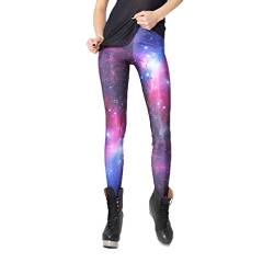 MONIKEEN Digital Print Leggings Weltraum Galaxy Space Patterned Leggings für Damen von MONIKEEN