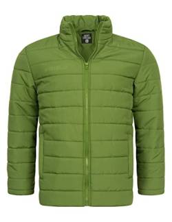 MONT EMILIAN Tignes Herren Jacke mit gestepptem Obermaterial und leichter, wärmender Wattierung, gefütterter Stehkragen, in den Größen S bis XXXL (as3, alpha, 3x_l, regular, regular, Grün) von MONT EMILIAN