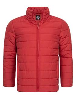 MONT EMILIAN Tignes Herren Jacke mit gestepptem Obermaterial und leichter, wärmender Wattierung, gefütterter Stehkragen, in den Größen S bis XXXL (as3, alpha, s, regular, regular, Rot) von MONT EMILIAN