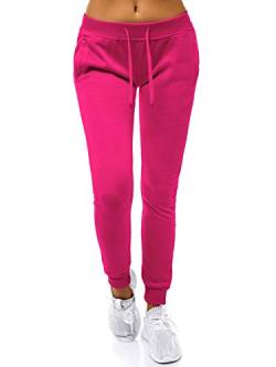 MOODOZ Damen Jogginghose Hose Trainingshose Sporthose Laufhose Freizeithose Motiv JS/CK001 ROSA M von MOODOZ