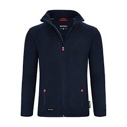 MOOSELINE Fleecejacke für Herren Übergangsjacke Multifunktions Fleece Jacke Full Zip (S, navy blue) von MOOSELINE