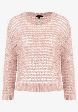 Ajour Pullover, powder rose, Sommer-Kollektion von MORE & MORE