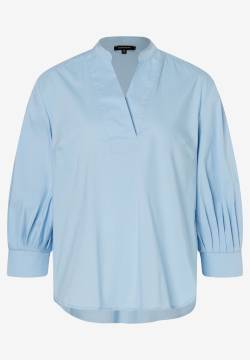 Baumwoll/Stretch Bluse, light skyblue, Frühjahrs-Kollektion von MORE & MORE