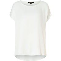 MORE & T-Shirt, Satin-Vorderseite, für Damen, weiß, 38 von MORE & MORE