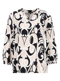 Printed Ecovero Blouse von MORE & MORE