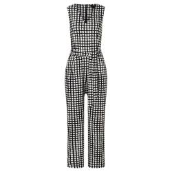 Printed Slinky Jumpsuit