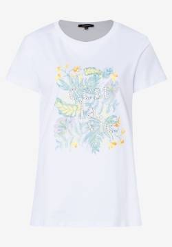 T-Shirt mit Frontprint, weiß, Sommer-Kollektion von MORE & MORE