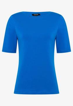 T-Shirt mit U-Boot Ausschnitt, magic blue, Sommer-Kollektion von MORE & MORE