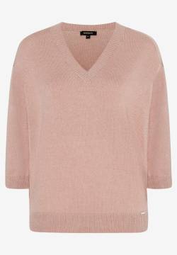 V-Neck Pullover, rosa, Frühjahres-Kollektion von MORE & MORE
