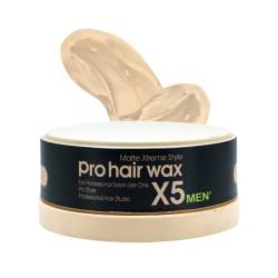 Morfose Professional X5 Wax, Haarwachs Männer und Frauen, Sauberes, schuppenfreies Trocknen, Perfekter Look, Haargel, Pomade, Gel Haare, Haar Gel, (150ml, matte xtreme) von MORFOSE