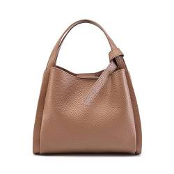 MOSAMHUA Damen Handtasche, Leder Schultertasche, Frauen Umhängetasche Shopper Tasche Henkeltasche für Reisen Einkaufen Arbeiten von MOSAMHUA