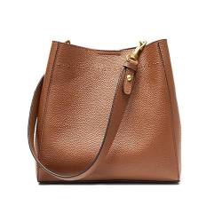 MOSAMHUA Hobo Taschen für Frauen Leder Eimer Umhängetasche Tote Top Handle Taschen Damen Handtaschen Casual mit Breiten Riemen für Arbeit Einkaufen Dating von MOSAMHUA