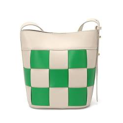MOSAMHUA Leder Bucket Umhängetasche für Frauen Crossbody Bag Damen Clutch Handtasche Crossbody Purse für Einkaufen Arbeit Reisen von MOSAMHUA