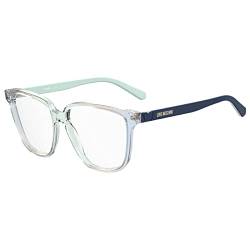 MOSCHINO LOVE Damen Mol583 Sonnenbrille, blau (Blue Aqua), 70 von MOSCHINO LOVE