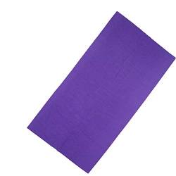 MOSELLE | Einfarbiges Bandana Tuch, Multifunktionstuch aus Polyester, Schal, Halstuch Damen, 25 x 50 cm | Lila von MOSELLE