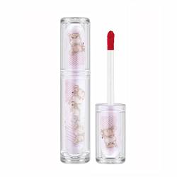Cute Silk Soft Fog Glossy Lip Glaze Velvet Leicht zu färbender, langlebiger und nicht leicht zu berührender Lippenstift, 2 ml Lippenstift Wasserfest Rot 50 (D, One Size) von MOVAWAKY