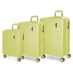 MOVOM Koffer-Set, Holz, Einheitsgröße, grün, Koffer-Set von MOVOM