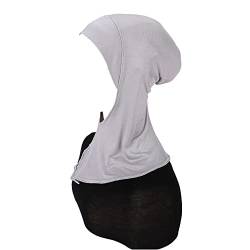 MOWEN Frauen Hijab Muslimischer Schal Turban Elastischer Schweiß Absorbierender Baumwollschlauch Kappe Frauen Geschenke von MOWEN