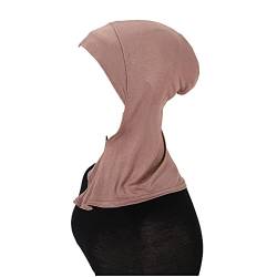 MOWEN Frauen Hijab Muslimischer Schal Turban Elastischer Schweiß Absorbierender Baumwollschlauch Kappe Frauen Geschenke von MOWEN