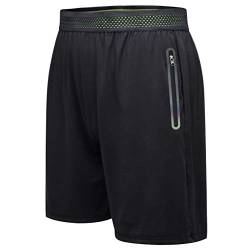 MRACSIY Herren Laufen Turnhose Sportshorts Training im Freien Trainingsshorts mit Taschen (M) von MRACSIY