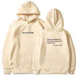 MRRTIME Dear Person Behind Me Sweatshirt, Hoodie, You Are Enough Sweatshirt Dear Person Behind me, The World is a Better Place with You in it, Are Enough, Hoodie Hooded Jacket von MRRTIME