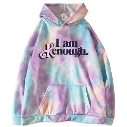 MRRTIME I am K Enough Hoodie Long Sleeve Pull Over I am K Enough Hooded Gift for Men and Women Hoodie Sweatshirt Long Sleeve Pullover Kenough Tie Dye with Hood Am Printed Streetwear von MRRTIME