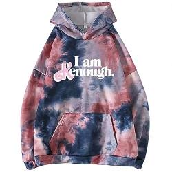 MRRTIME I am K Enough Hoodie Long Sleeve Pull Over I am K Enough Hooded Gift for Men and Women Hoodie Sweatshirt Long Sleeve Pullover Kenough Tie Dye with Hood Am Printed Streetwear von MRRTIME