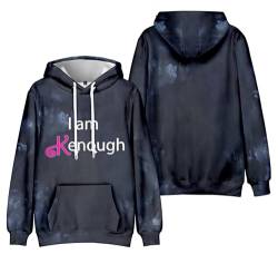 MRRTIME I am K Enough Hoodie Long Sleeve Pull Over I am Kenough Hoodie 3D Tie Dye Print Long Sleeve Hoodie Pullover for Men Women Am Enough Printed Streetwear von MRRTIME