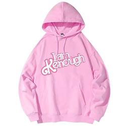 MRRTIME I am KEnough Hooded Gift for Men and Women Hoodie Sweatshirt Long Sleeve Pullover Sweatshirts Printed Streetwear Kenough Pull Over Tie Dye with Hood von MRRTIME