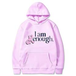 MRRTIME I am KEnough Hooded Gift for Men and Women Hoodie Sweatshirt Long Sleeve Pullover Sweatshirts Printed Streetwear Kenough Pull Over Tie Dye with Hood von MRRTIME