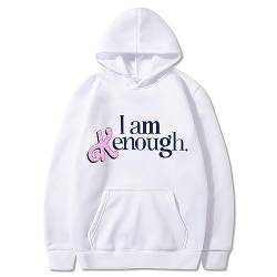 MRRTIME I am KEnough Hooded Gift for Men and Women Hoodie Sweatshirt Long Sleeve Pullover Sweatshirts Printed Streetwear Kenough Pull Over Tie Dye with Hood von MRRTIME