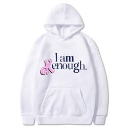 MRRTIME I am KEnough Hooded Gift for Men and Women Hoodie Sweatshirt Long Sleeve Pullover Sweatshirts Printed Streetwear Kenough Pull Over Tie Dye with Hood von MRRTIME