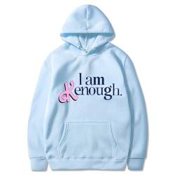 MRRTIME I am KEnough Hooded Gift for Men and Women Hoodie Sweatshirt Long Sleeve Pullover Sweatshirts Printed Streetwear Kenough Pull Over Tie Dye with Hood von MRRTIME