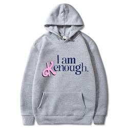 MRRTIME I am KEnough Hooded Gift for Men and Women Hoodie Sweatshirt Long Sleeve Pullover Sweatshirts Printed Streetwear Kenough Pull Over Tie Dye with Hood von MRRTIME