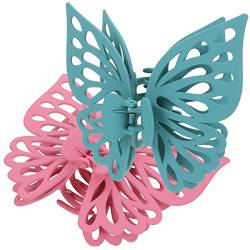 Haarnadel 2 Stück Schmetterlingsklauen-Haarspangen Frühlingsbackenklammern Schmetterlings-Haarspangen for Frauen-Mädchen-Make-up von MRXFN