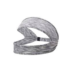Haarnadel Frauen-Druck-Stirnband-elastischer Kopfwickel-Haarband-Bandana-Stirnband-stilvolles Frauen-Stirnband ( Color : White , Size : Taille unique ) von MRXFN