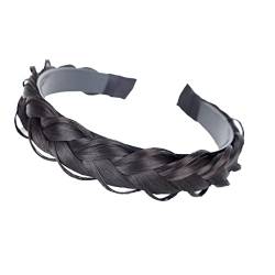 Haarnadel Frauen Hairpiec Stirnband Stirnband Haarband Band Fisch Stirnband mit Zahnhaar Haarband Hoop Haar mit Zähnen Zöpfe Schwanz Geflochtene Zöpfe Synthetische Fischschwanz Haarspangen QnS712 (Co von MRXFN