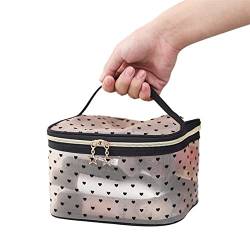 Kosmetiktasche Make-up-Taschen Mesh-Kosmetiktasche Tragbare Reise-Reißverschlusstaschen for Home Office-Zubehör Cosmet Bag von MRXFN