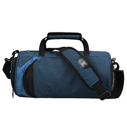 Leinentasche Travel Backpack for Men Men's Gym Bag Training Bag Travel Outdoor Sports Swimming Women's Wet and Dry Yoga Shoe Bag Handtasche (Color : 1 UK, Size : 39cm*22cm*22cm) von MRXFN