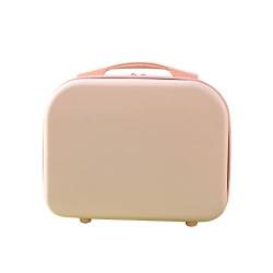 MRXFN Kosmetiktasche Mini-Reise-Handgepäck-Kosmetikkoffer Kleine Make-up-Tragetasche Koffer (Color : Pink) von MRXFN