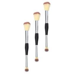 Make-up Pinsel 3pcs doppelseitiger Kosmetikpinsel Rougepinsel Lidschattenpinsel Make-up-Tool for Puder von MRXFN