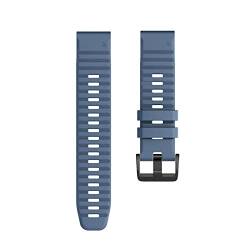 MSEURO 26mm 22mm Bandsoft Silikongurt kompatibel for Fenix 6/6 Pro/5/5 Plus Smartwatch -Zubehör kompatibel for Garmin -kompatibel for Fenix 6x/ 6x Pro/5x/3 (Color : Stone, Size : 22mm-Fenix 6 6Pro) von MSEURO