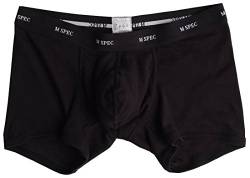 MSPEC Lowrise Boxershorts, 3D-Schritt, Atmungsaktiv, MS-10 Schwarz M von MSPEC