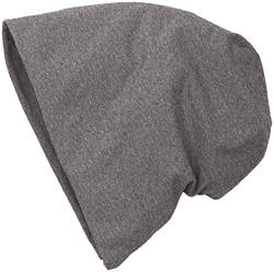 MSTRDS Unisex Erwachsene Jersey Beanie Strickmütze, Grau (Heath. Charcoal 1137,4562), One Size (S/M) von MSTRDS