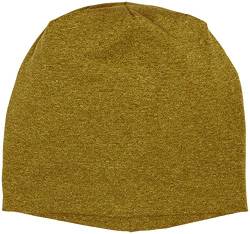 MSTRDS Unisex Heather Jersey Beanie Strickmütze, Gelb (Yellow 4233), One Size von MSTRDS