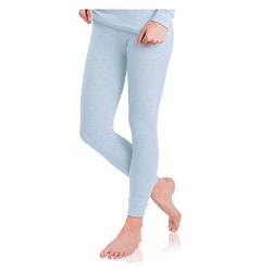 MT Damen Ski- & Thermohose - Winter Unterhose mit weicher Innenseite - Ice Blue L von MT