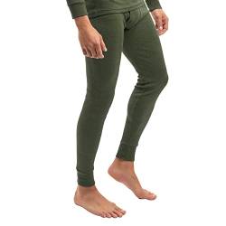 MT Herren Ski- und Thermounterhose Thermo Light, Warme Unterwäsche lang - Olive L von MT