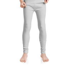 MT Kinder Ski- & Thermohose - Winter Unterwäsche lang für Jungen und Mädchen - Sports Grey 122-128 von MT